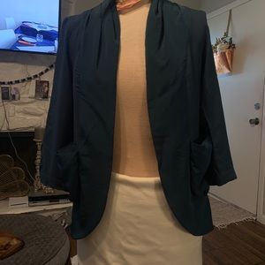 Fun lightweight teal blazer